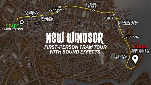 Cities Skylines: Immersive Tram Ride Through New Windsor