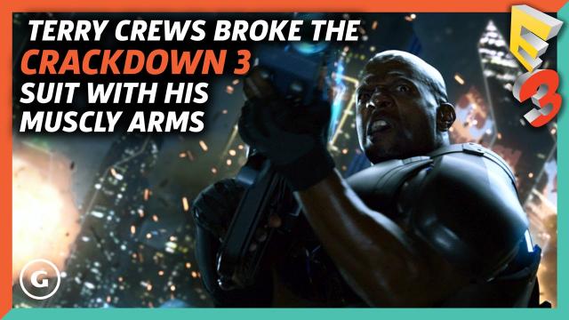Crackdown 3: Terry Crews Broke the Suit with His Muscly Arms | E3 2017 GameSpot Show