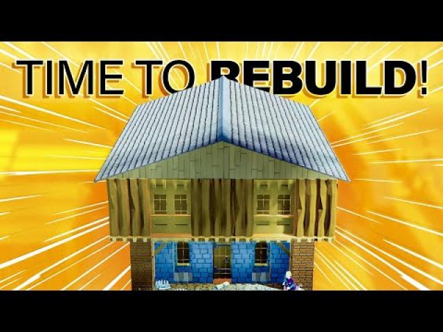 DESTROYING and REBUILDING our first building! | Going Medieval (Part 14)