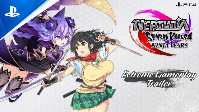 Neptunia x Senran Kagura: Ninja Wars - Extreme Gameplay Trailer | PS4