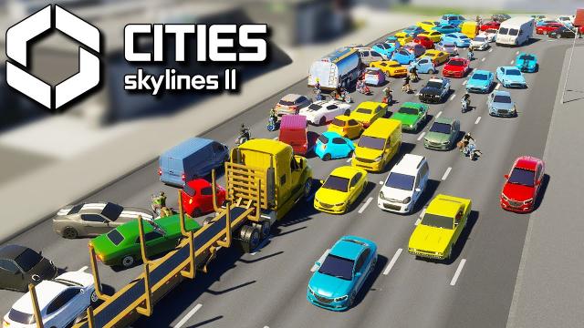 Traffic NIGHTMARE and Other Disasters in Cities Skylines 2!