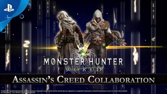Monster Hunter: World - Assassin's Creed Collaboration Trailer | PS4