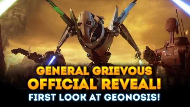 General Grievous OFFICIAL REVEAL! New Image & Geonosis FIRST LOOK! - Star Wars Battlefront 2