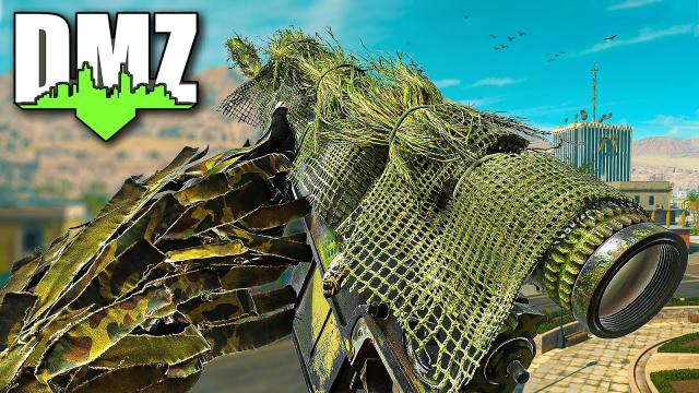 Being a Ghillie Sniper in DMZ!