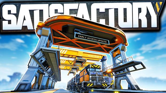 NEW Train Station and Early Access Update! - Satisfactory Early Access Gameplay Ep 34