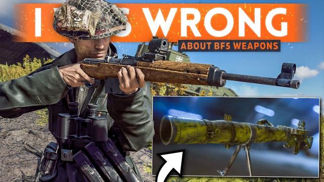 I Was WRONG About Battlefield 5's Weapon Line-Up...