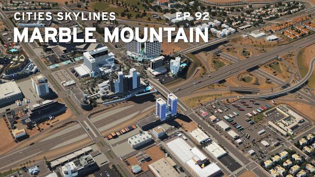 Endless Traffic Causing Serious Problems | Cities Skylines: Marble Mountain 92