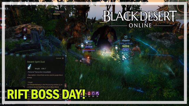 Easy Cron Stones Rift Boss Day - Black Desert Online