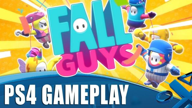 Fall Guys PS4 Gameplay - Access vs The World
