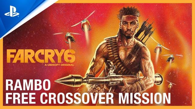 Far Cry 6 - Free Rambo Crossover Mission Trailer | PS5, PS4