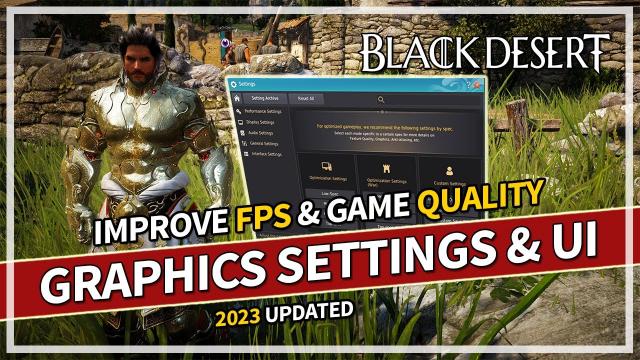 Improve Your FPS with my Graphics UI Settings 2023 | Black Desert