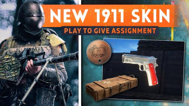 ► NEW M1911 "PACKAGE FROM HOME" SKIN ASSIGNMENT! - Battlefield 1 (Play To Give Campaign)