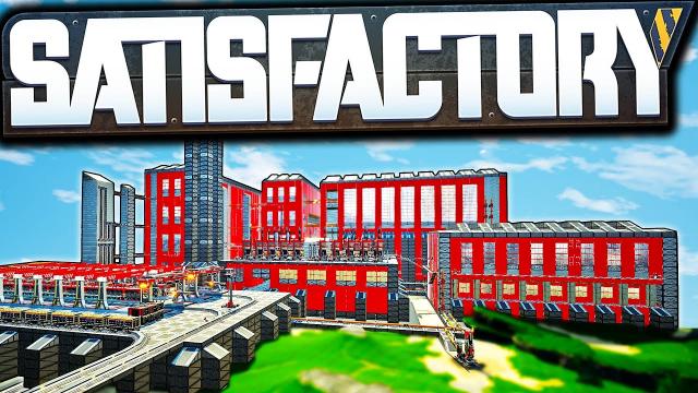 We Built an ENTIRE CITY for our Oil Setup! - Satisfactory Early Access Gameplay Ep 33