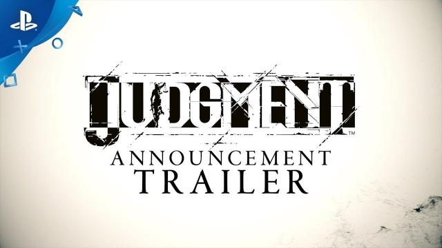 Judgment - Announcement Trailer | PS4