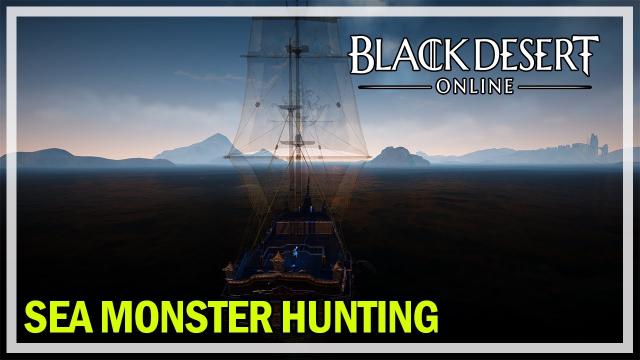 Black Desert Online - Sea Monster Hunting and Bartering