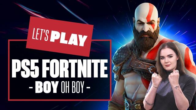 Let's Play Fortnite on PS5 - BOY OH BOY