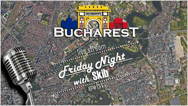 #136 Building Bucharest in Cities Skylines Live Stream - Friday Night with Skib