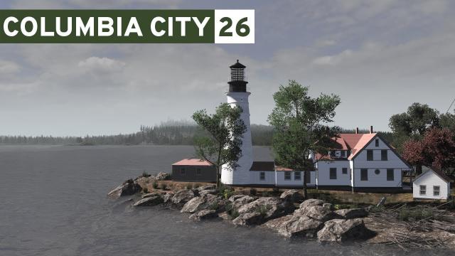 Building a Lighthouse - Cities Skylines: Columbia City #26
