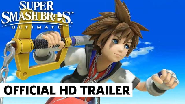 Super Smash Bros. Ultimate Official Sora Reveal Trailer + Gameplay