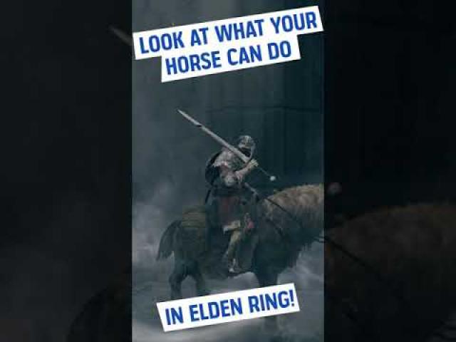Elden Ring - Look At What Your Horse Can Do! #Shorts