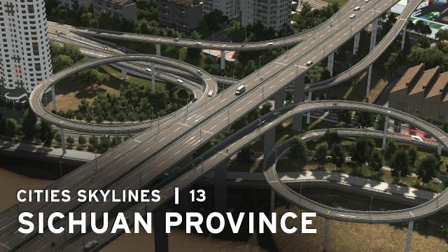 Bridge Interchange - Cities Skylines: Sichuan Province - 13