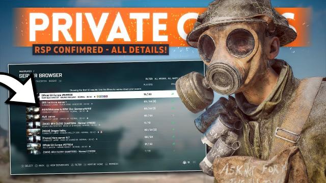 BATTLEFIELD 5 RSP CONFIRMED... And It's FREE! - Battlefield V Private Games Details