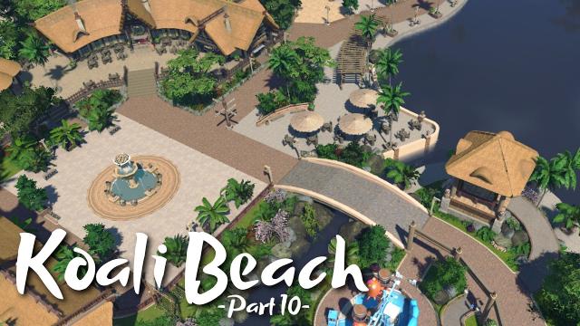 Planet Coaster - Koali Beach (Part 10) - Entrance Plaza & Waterfront (ft. DeLadysigner & Keralis)