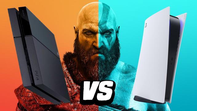 God Of War PS5 vs PS4 Pro - Loading Times & Gameplay Comparison