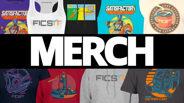 Official Satisfactory MERCH!