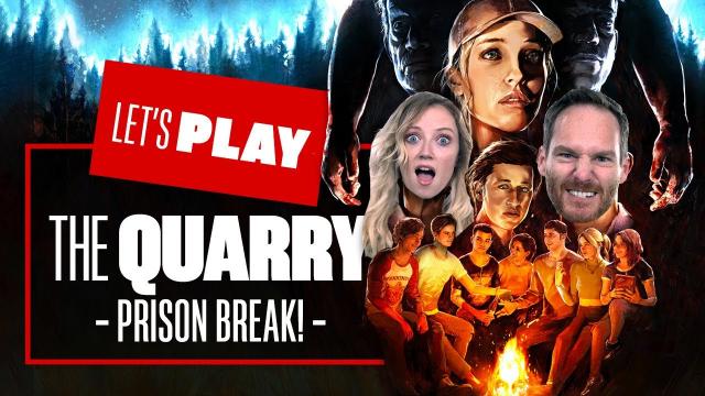 Let's Play The Quarry PS5 Part 4 - PRISON BREAK! THE QUARRY PS5 GAMEPLAY
