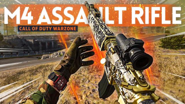 The M4 Is the BEST Assault Rifle in WARZONE! (Class Setup Loadout)