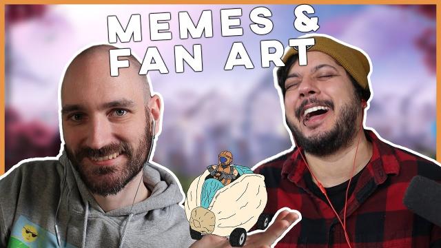 Checking out Discord MEMES and FAN ART