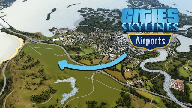 Cities Skylines | Airport Preparation | Mile Bay