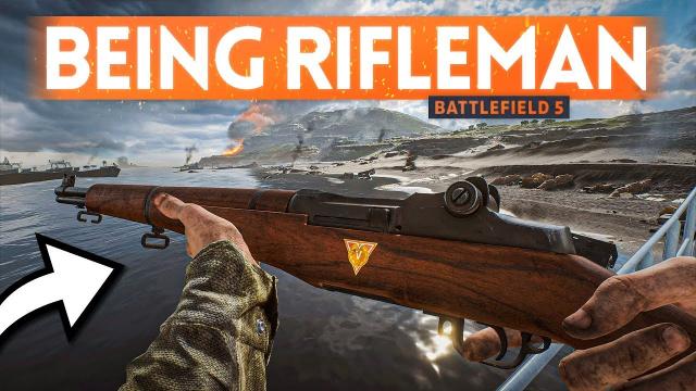 Being An AMERICAN RIFLEMAN In Battlefield 5 Pacific ????️