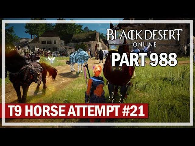 Black Desert Online - Let's Play Part 988 - T9 Horse Attempt 21
