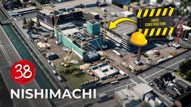Under Construction Mega Mall Expansion - Nishimachi EP 38 - Cities Skylines