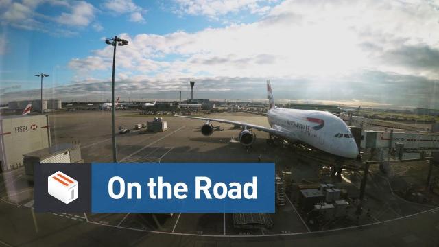 On the Road (Timelapse) — London Heathrow (LHR) to Los Angeles International Airport (LAX)