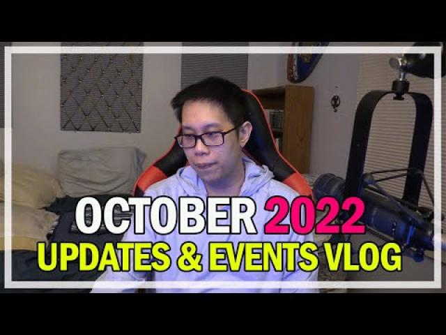 October 2022 Monthly Updates & Events Vlog @Jonlaw