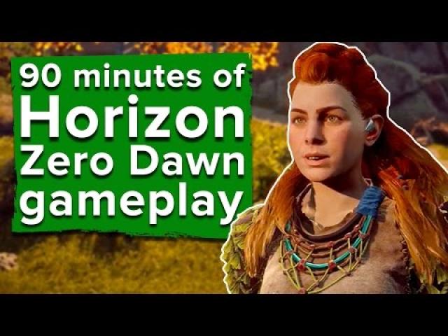 90 minutes of Horizon Zero Dawn gameplay - Live stream