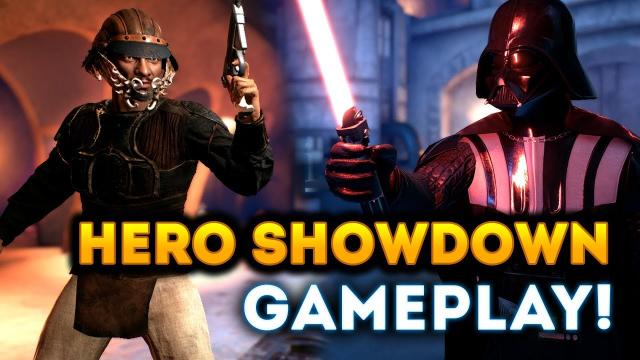 INTENSE HERO SHOWDOWN GAMEPLAY on Jabba’s Palace! - Star Wars Battlefront 2 Han Solo DLC