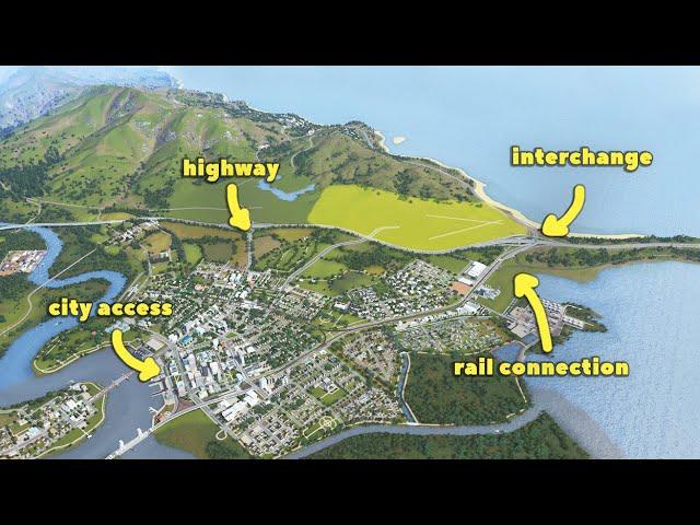 How to Prepare Your City for an Airport | Cities Skylines: Mile Bay 18