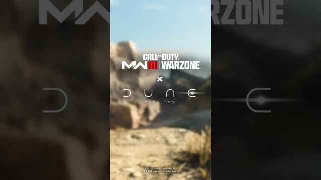 #DuneMovie has returned to Call of Duty ⚔️