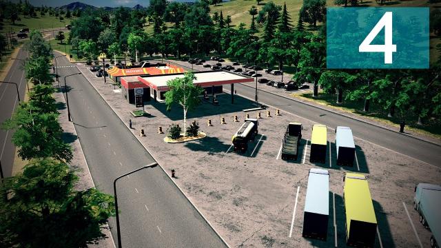 Cities Skylines: Ferrisburgh Part 4 - Rest Area