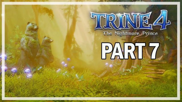Trine 4 The Nightmare Prince Multiplayer Walkthrough Part 7 - Blueberry Forest