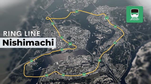 Cities Skylines: Ultra-realistic Nishimachi Ring Line Train Ride [4K]