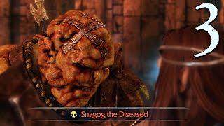 Shadow of Mordor Bright Lord DLC - Gameplay Walkthrough Part 3 Snagog the Diseased