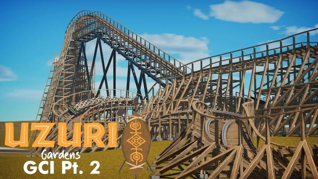 Planet Coaster - GCI Wooden Coaster @ Uzuri Gardens (Part 2) - Soundproofing & Supporting