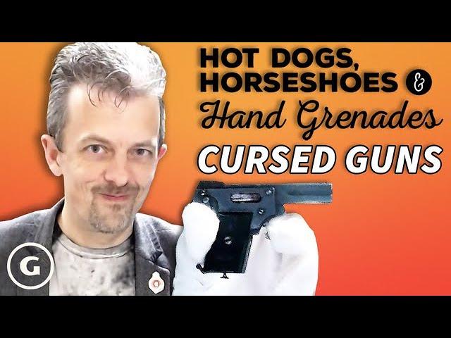 Firearms Expert Reacts To CURSED Hot Dogs, Horseshoes & Hand Grenades’ Guns