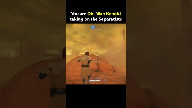 You are Obi-Wan Kenobi taking on the Separatist forces