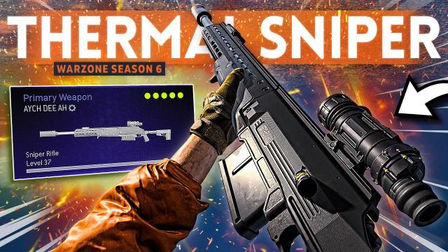 I tried a THERMAL HDR SNIPER Class Setup in Warzone and it was TRULY AMAZING!